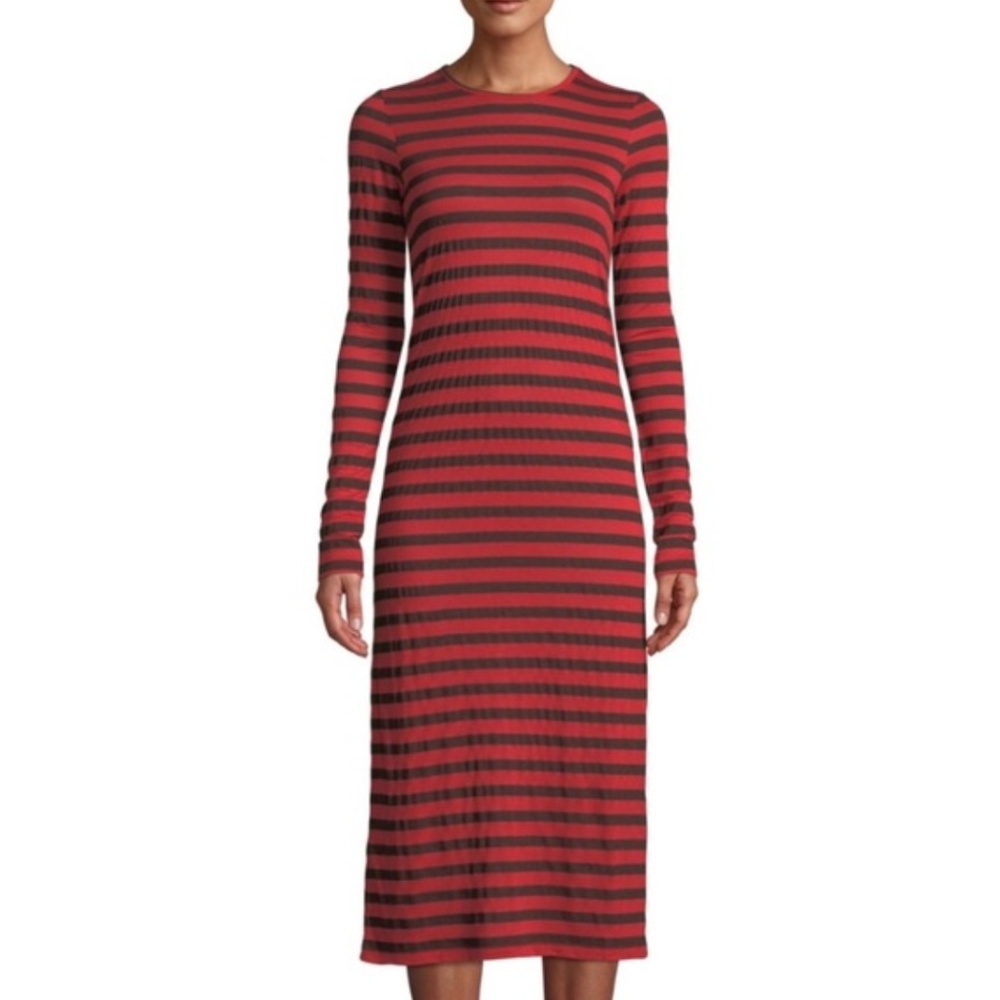 Current/Elliott Breton Stripe Midi Dress NWT